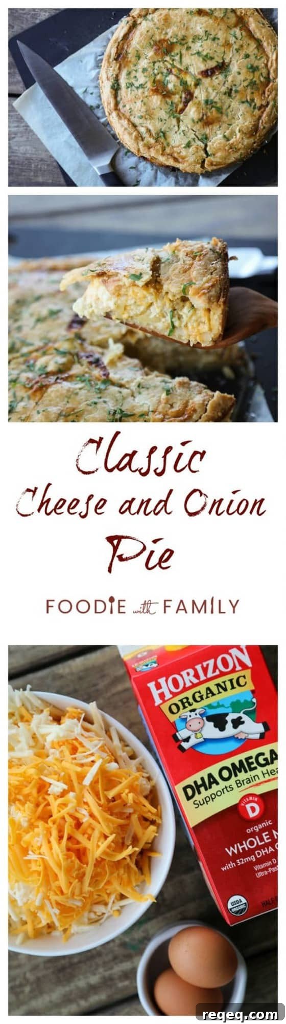 Savory Cheese & Onion Pie Recipe for Comforting Weeknight Meals 6 Whole Cheese and Onion Pie
