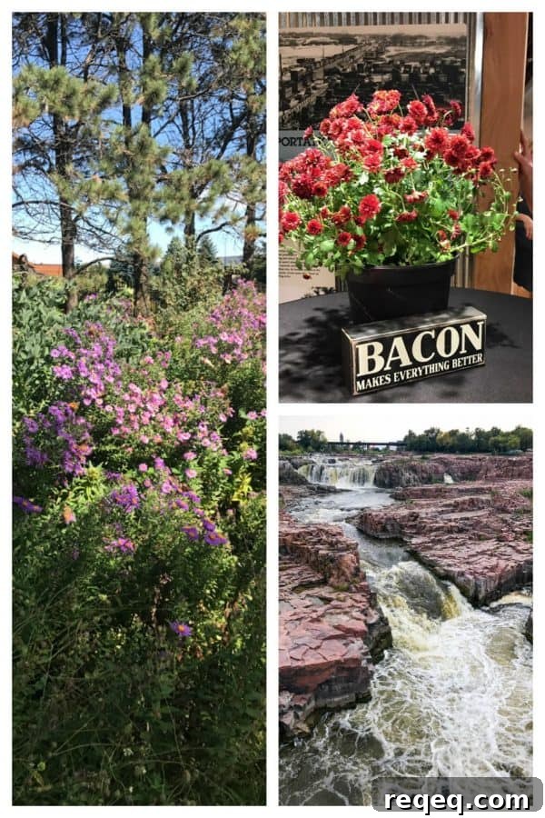Explore Sioux Falls: Top Attractions, Dining, and Things to Do 2 Sioux Falls, South Dakota and the waterfront.