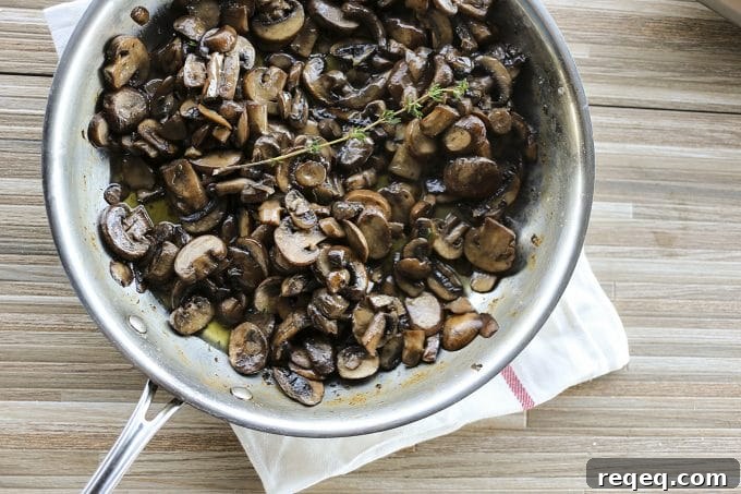 Garlic Butter Sautéed Mushrooms Recipe for Quick Flavor 3 Savoury, tender, umami-packed morsels of Garlic Butter Sautéed Mushrooms make a great side dish for roasts and steaks, or topper for polenta or noodles.