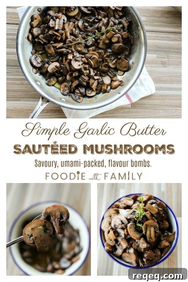 Garlic Butter Sautéed Mushrooms Recipe for Quick Flavor 6 Savoury, tender, umami-packed morsels of Garlic Butter Sautéed Mushrooms make a great side dish for roasts and steaks, or topper for polenta or noodles.