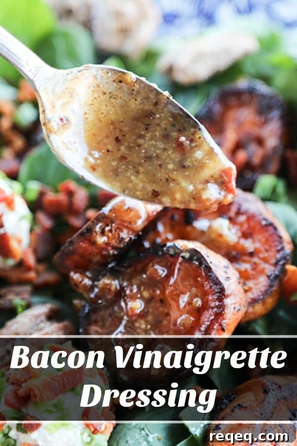 Hot Bacon Vinaigrette Dressing is just the dressing to win over the salad doubters in your life; crispy bacon, apple cider vinegar, maple syrup or honey, Dijon mustard, scads of black pepper, and bacon drippings combine to form the most irresistible salad dressing of all time. This is especially wonderful served warm over baby spinach!