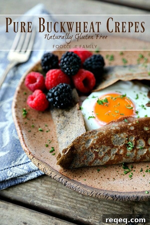 Buckwheat Crepes Recipe – Naturally Gluten Free Pancakes 7 Pure Buckwheat Crepes are a classic staple of French cuisine: crispy edged, simple to make, and wonderful most especially wrapped around savoury ingredients, but great around sweet ones, too.