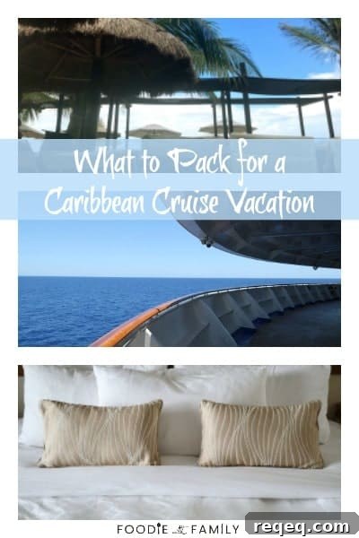 Caribbean Cruise Packing List: What to Bring for a Tropical Vacation 2 Get the details on what you should pack and what you don't need to pack for a Caribbean Cruise Vacation!