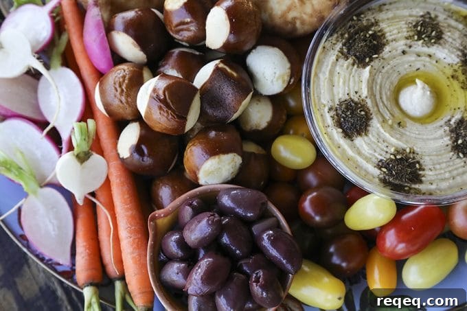 After-School Hummus Snack Board Ideas for Kids and Teens 3 Make the ultimate Hummus After School Snack Board using the 3, 2, 1 Rule.