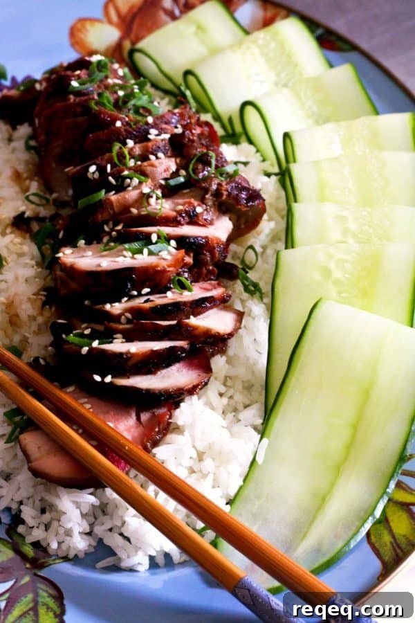 Chinese Barbecue Pork {Char Siu} made without food colouring!