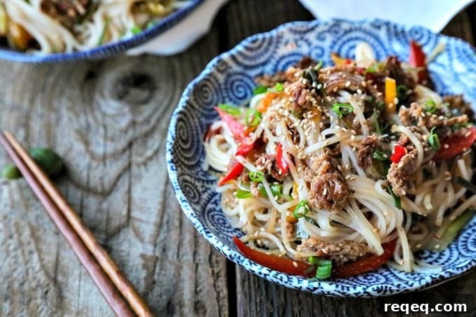 Crispy Pork Noodles with Garlic and Ginger Sauce 3 Easy Garlic Ginger Crispy Pork Noodles are going to be your new favourite dinner. Crazy simple. Crazier delicious. And easy on your pocketbook to boot. This delicious meal-in-one whips up in less than 30 minutes.