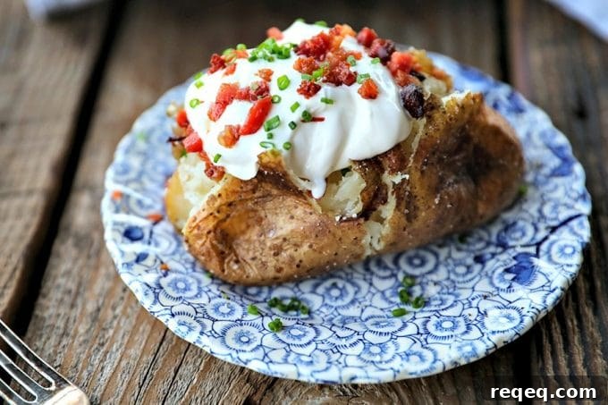 Perfectly Crispy Baked Potato: Foolproof Oven Method 5 Russet potatoes are best for baking.