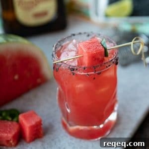 Spicy Watermelon Margarita (Sandía en Fuego Cocktail) 10 Pretty pink Watermelon Margaritas are refreshing, thirst quenching, lightly sweet and spicy cocktails for any time you need to cool down and chill out.