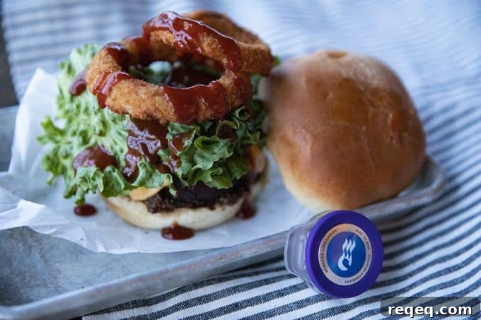 Ultimate Bacon Cheeseburger Recipe: Juicy Grilled Stack with Crispy Bacon 3 Closeup of cheeseburger layers