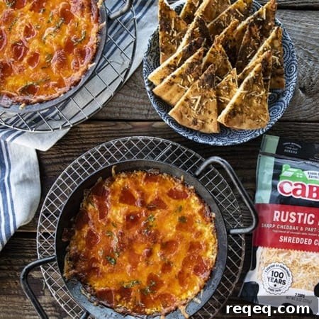 Creamy Baked Pizza Dip with Sausage and Mozzarella 6 Pizza Dip a.k.a. crustless pizza