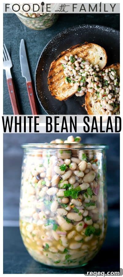 Mediterranean White Bean Salad with Lemon and Herbs 9 Full of fresh herb flavors, White Bean Salad comes together in a breeze.