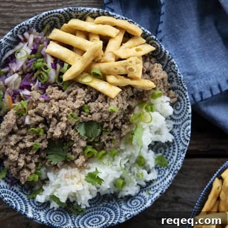 Pork Egg Roll In A Bowl
