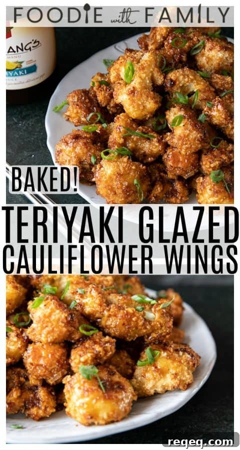 Crispy Cauliflower Wings Recipe with Zesty Buffalo Sauce 10 These incredible and incredibly simple, crunchy, baked Cauliflower Wings are sublimely sticky courtesy of the flavourful ginger and garlic teriyaki glaze.