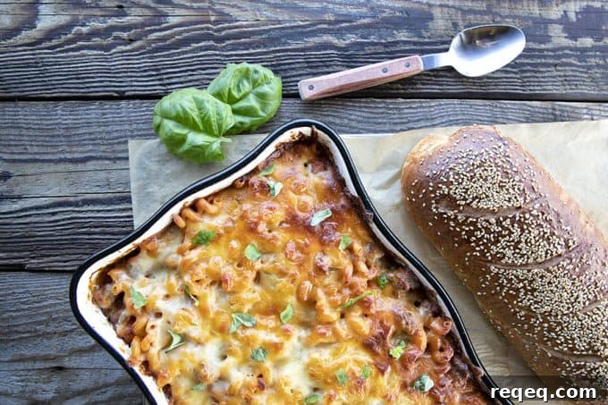 Cheesy Meatball Pasta Bake with Marinara and Mozzarella 3 Pasta Bake loaded with meatballs, sauce, and scandalous amounts of melted cheese is exactly what you need tonight. Bonus: you don't need to pre-boil the pasta, so be ready to eat and be happy with very little work!