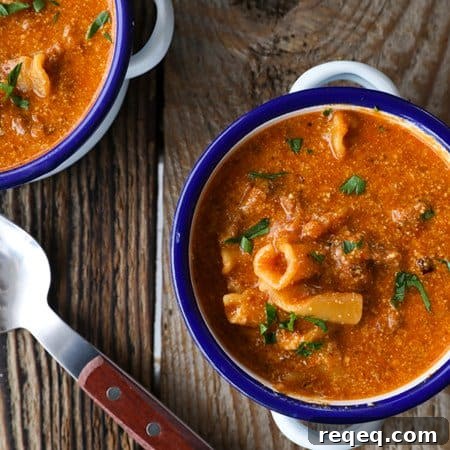 Wegmans Lasagna Soup Copycat Recipe: How to Make It at Home 7 Wegman's Lasagna Soup Recipe: This Lasagna Soup recipe is hearty, creamy, and tastes like all the best parts of lasagna, minus the hassle and it only takes one pot to make!