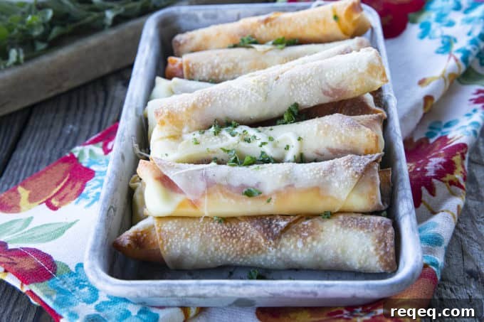 Buffalo Pizza Logs: Classic New York Snack Recipe 3 Pizza Logs are crispy, crunchy egg rolls filled with gooey, melted mozzarella cheese and garlicky pepperoni. Whether you whip these up in your air fryer, oven, or in a frying pan, you'll want these not just for game day, but all the time!