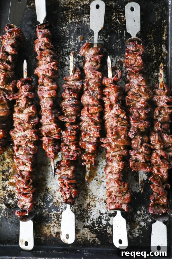 Korean BBQ Grilled Flat Iron Steak Recipe 3 Korean Barbecue Grilled Flat Iron Steak is smoky, garlicky, unbelievably tender, and simple to prepare. This versatile main will be your new summer go-to!