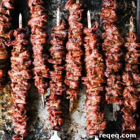 Korean BBQ Grilled Flat Iron Steak Recipe 9 Korean Barbecue Grilled Flat Iron Steak is smoky, garlicky, unbelievably tender, and simple to prepare. This versatile main will be your new summer go-to!