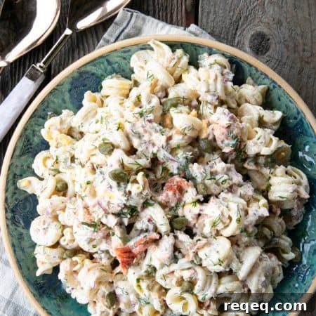 Smoked Salmon Pasta Salad