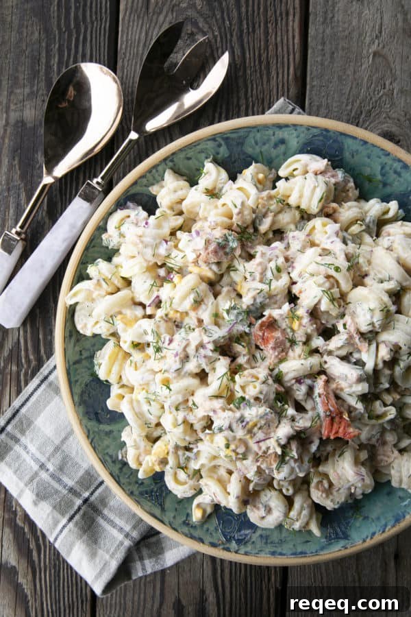Smoked Salmon Pasta Salad