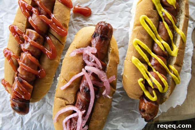Spiral-Cut Hot Dogs: Crispy, Twisty Grilled Snack 4 A Spiral Hot Dog maximizes the grilled crispy bits making them the ultimate char-grilled hot dogs for holding onto all the mustard, ketchup, relish, and onions that a good hot dog deserves!