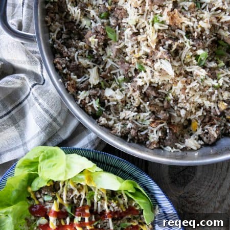 Savory Ground Beef Fried Rice Recipe for Quick Weeknight Meals 9 Ground Beef Fried Rice a.k.a. Cheeseburger Fried Rice