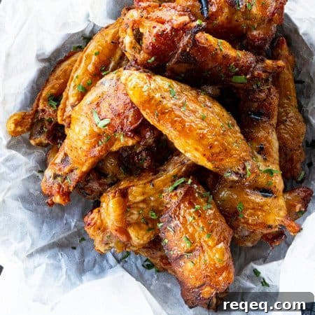 Crispy Smoked Chicken Wings Recipe for Juicy, Flavorful Results 7 Smoky, crispy-skinned, and flavourful, these irresistible crispy smoked chicken wings are as simple to make as they are easy to eat.