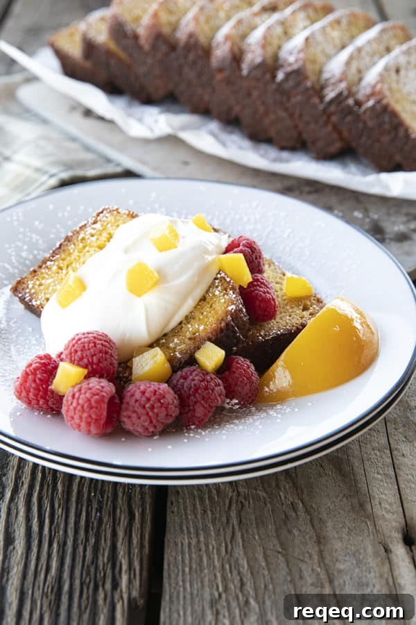 Brown Sugar Peach Yogurt Cake Recipe for Moist Summer Desserts 3 French Yogurt Cake is the world's easiest cake, but that doesn't make it any less impressive, and this Brown Sugar Peach Yogurt Cake is simple to make and simply divine! It's surprisingly sophisticated for a cake made with such humble ingredients.