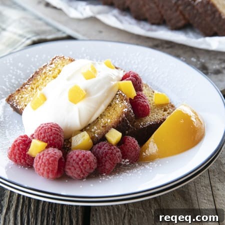 Brown Sugar Peach Yogurt Cake Recipe for Moist Summer Desserts 8 French Yogurt Cake is the world's easiest cake, but that doesn't make it any less impressive, and this Brown Sugar Peach Yogurt Cake is simple to make and simply divine! It's surprisingly sophisticated for a cake made with such humble ingredients.
