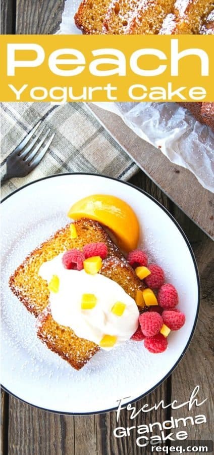 Brown Sugar Peach Yogurt Cake Recipe for Moist Summer Desserts 9 French Yogurt Cake is the world's easiest cake, but that doesn't make it any less impressive, and this Brown Sugar Peach Yogurt Cake is simple to make and simply divine! It's surprisingly sophisticated for a cake made with such humble ingredients.