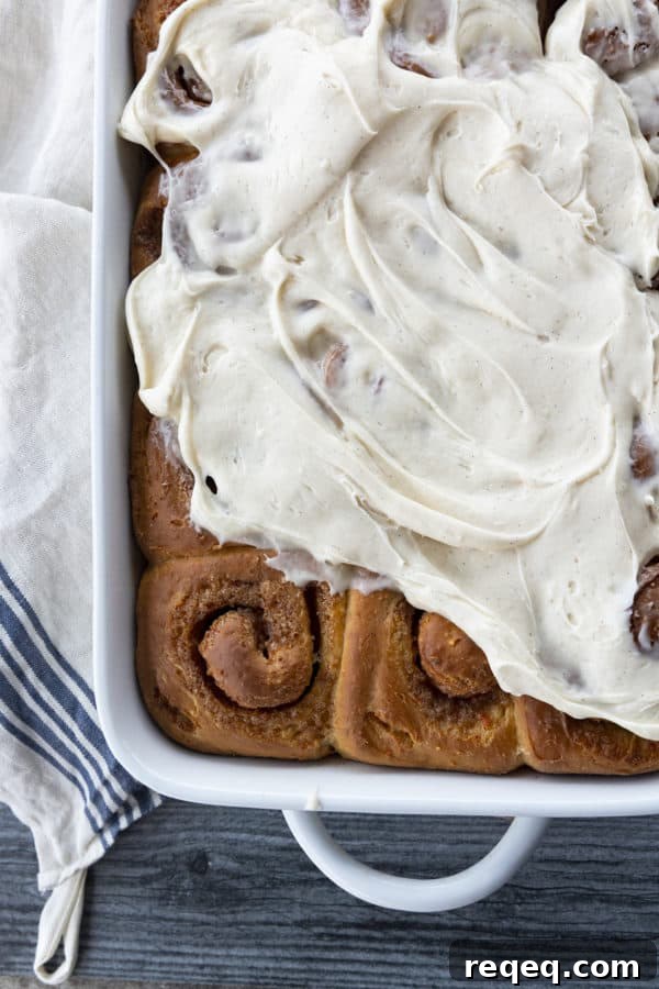 Carrot Cake Cinnamon Rolls with Cream Cheese Glaze 4 Carrot Cake Rolls are big, FLUFFY AS A CLOUD, & positively studded with super fine shreds of sweet carrots before being rolled up around a spiced buttery brown sugar filling.