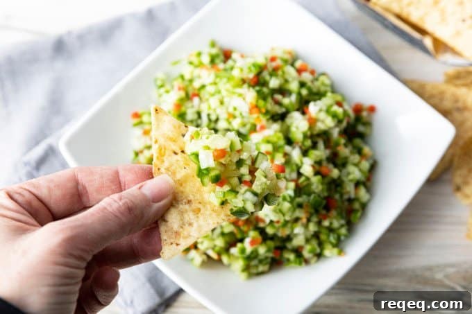 Pickled Pico de Gallo: Tangy Mexican Salsa Recipe 4 Pickle de Gallo combines everything you love about garlicky dill pickles with the crunch of fresh cucumbers, red bell peppers, and onions, and the snackability of pico de gallo or salsa. It's about to be your new favourite thing.