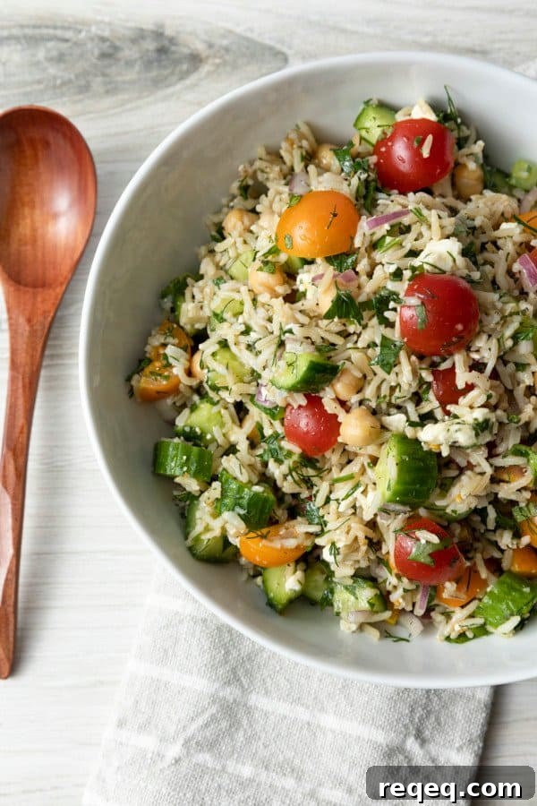 Ultimate Grain Salad Recipes for Flavorful Meal Prep 4 This delightful chilled Grain Salad is chock full of nutty brown rice, herbs, garbanzo beans, cucumbers, tomatoes, feta cheese, and red onions with a simple olive oil and lemon juice dressing. Make a batch of this to stash in the fridge and lunch is in the bag all week!