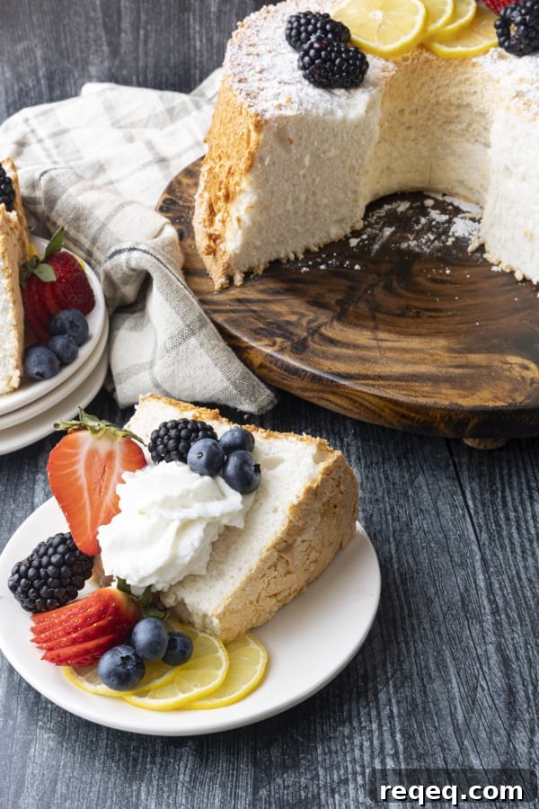 Light and Fluffy Angel Food Cake Recipe for Perfectly Soft Layers 2 Homemade Angel Food Cake is ethereal perfection, and thankfully it is easy to make with just a few handy tips and tricks!