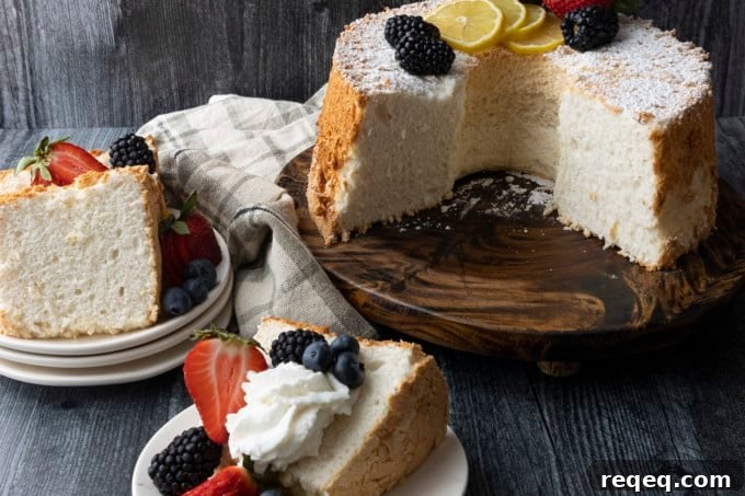 Light and Fluffy Angel Food Cake Recipe for Perfectly Soft Layers 6 Homemade Angel Food Cake is ethereal perfection, and thankfully it is easy to make with just a few handy tips and tricks!