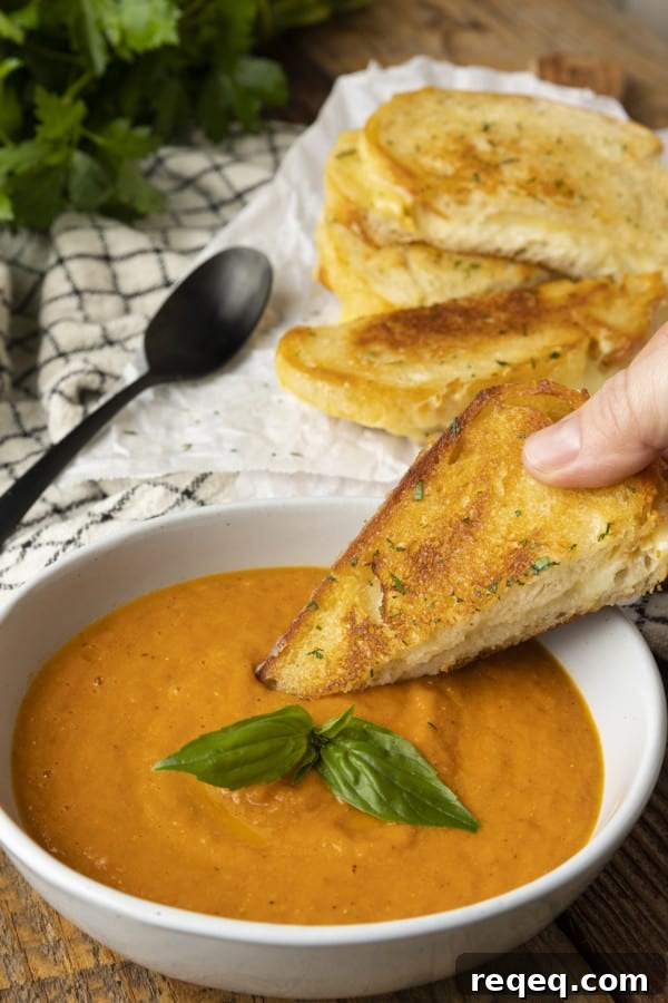 Silky Tomato Basil Soup Recipe with Fresh Herbs 8 Super smooth, ultra Creamy Tomato Basil Soup is both the best and easiest way to make soup from fresh tomatoes. You’re going to love this so much, you’ll want to double, triple or even quadruple the recipe to keep on hand in the freezer long after summer and fresh tomatoes are a pleasant memory.