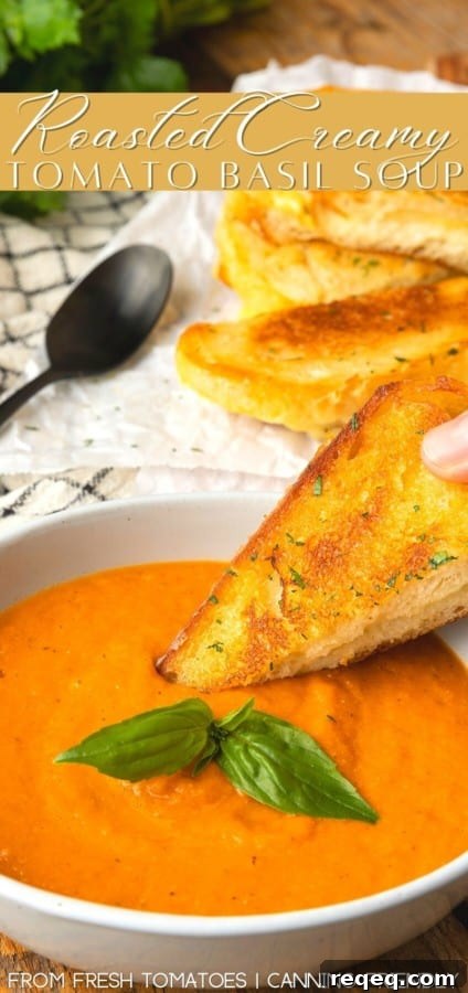 Silky Tomato Basil Soup Recipe with Fresh Herbs 10 Super smooth, ultra Creamy Tomato Basil Soup is both the best and easiest way to make soup from fresh tomatoes. You’re going to love this so much, you’ll want to double, triple or even quadruple the recipe to keep on hand in the freezer long after summer and fresh tomatoes are a pleasant memory.
