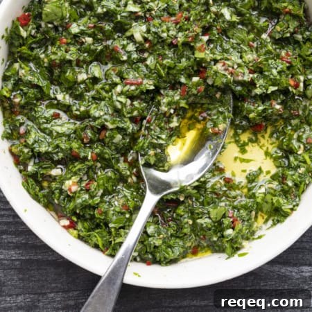 This Argentinian style chimichurri sauce recipe is one of the most versatile and flavourful sauces around.