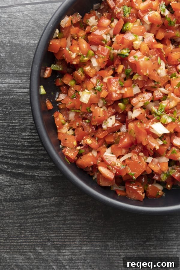 Criolla Salsa Recipe: Authentic Peruvian Onion & Tomato Sauce 2 Salsa a la Criolla brimming with fresh tomatoes, red onions, red bell pepper, garlic, red wine vinegar, and olive oil.