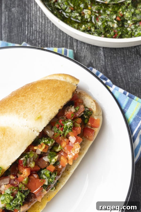 Choripan on grill