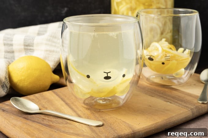 Sanitize jars and utensils before making cheong.