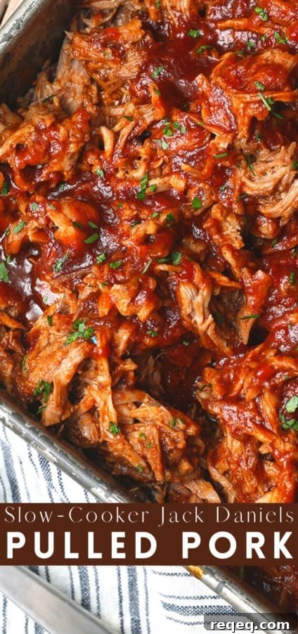 Slow Cooker Jack Daniels Pulled Pork