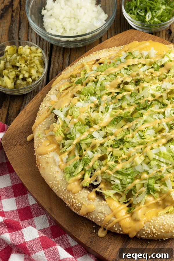 Big Mac Pizza Recipe: How to Make the Iconic Burger Pie at Home 2 Big Mac Pizza brings the classic “two all beef patties, special sauce, lettuce, cheese, pickles, onions, on a sesame seed bun” taste that you love to pizza in this irresistible recipe! It’s got that craveable fast-food flavour but made fresher than the real thing in your own home for pizza night.