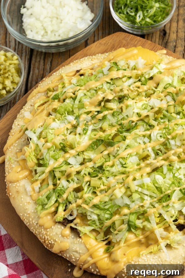 Big Mac Pizza Recipe: How to Make the Iconic Burger Pie at Home 4 Big Mac Pizza brings the classic “two all beef patties, special sauce, lettuce, cheese, pickles, onions, on a sesame seed bun” taste that you love to pizza in this irresistible recipe! It’s got that craveable fast-food flavour but made fresher than the real thing in your own home for pizza night.