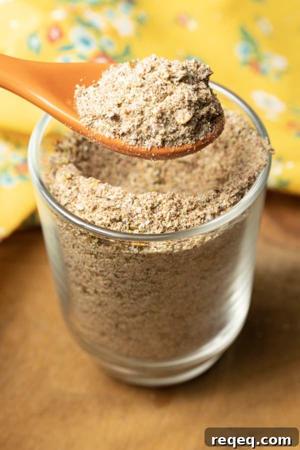 In as long as it takes to measure a few tablespoons of things, you can have the best Chicken Taco Seasoning you’ve ever tasted. Not only is it great on chicken tacos, but it’s wonderful on grilled, roasted, and air fryer chicken to boot! Homemade seasonings blends can be the difference between amazing and alright. When you make it at home, you are able to use the freshest spices and herbs and that makes an impact you won’t believe until you taste it.