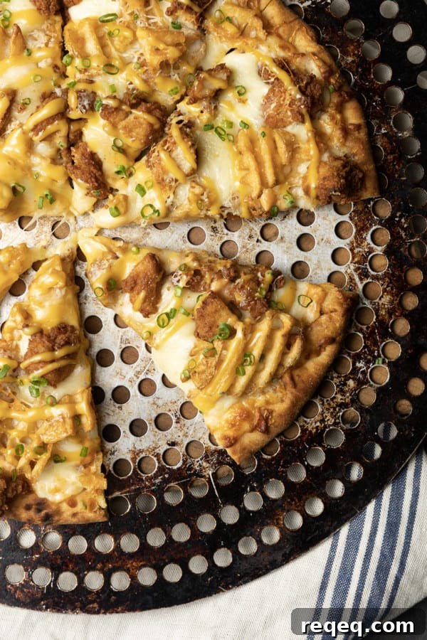 Chick Fil A Pizza with green onions