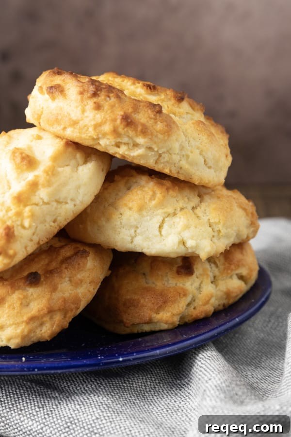 Flaky Buttermilk Drop Biscuits Recipe for Perfect Breakfast 5 Fluffy, tender, beyond-easy-to-make buttermilk drop biscuits take one bowl, don't require kneading or special equipment, and are delightfully delicious!