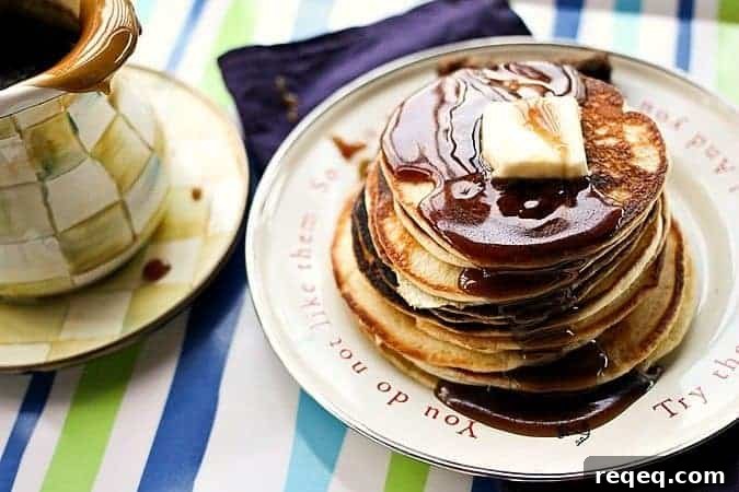 Pancake with syrup