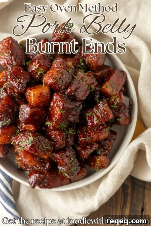 Crispy Pork Belly Bites Recipe: Savory Bite-Size Pork Treats 10 pork belly bites in a bowl with text overlay describing the photo