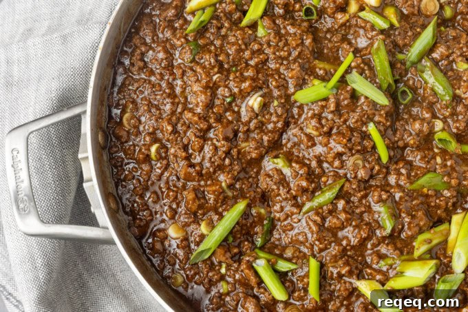 Mongolian Beef with Ground Beef Recipe: Quick Savory Stir-Fry 5 Mongolian rice in an everyday pan